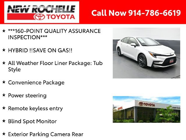 Certified 2025 Toyota Corolla SE w/ Convenience Package FWD image 6