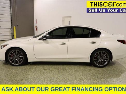 Used 2018 INFINITI Q50 Red Sport 400 w/ Sensory Package (Sport) image 4