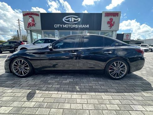 Used 2021 INFINITI Q50 Red Sport 400 w/ Proactive Package image 4