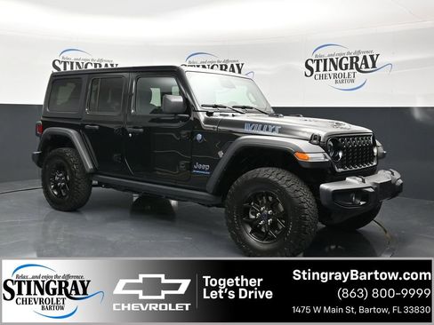 Used 2025 Jeep Wrangler Unlimited Sport S 4xe AWD/4WD image 1