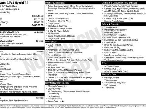 Used 2025 Toyota RAV4 SE w/ Convenience Package AWD/4WD image 35