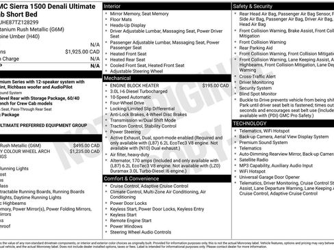 Used 2026 GMC Sierra 1500 Denali Ultimate AWD/4WD image 36