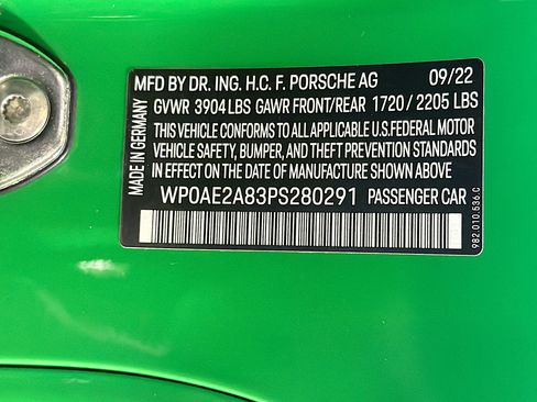 Certified 2023 Porsche 718 Cayman GT4 RS RWD image 39