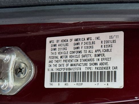 Used 2011 Honda Accord EX-L image 12