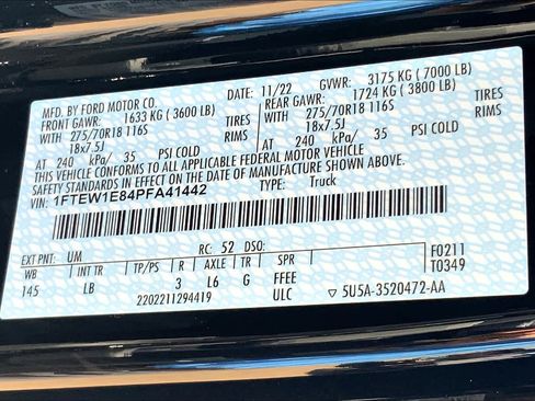 Used 2023 Ford F150 Tremor w/ Trailer Tow Package image 36