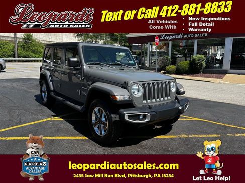 Used 2018 Jeep Wrangler Unlimited Sahara w/ Cold Weather Group AWD/4WD image 1