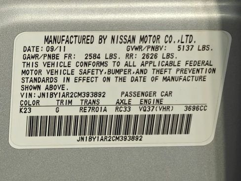 Used 2012 INFINITI M37 x w/ Premium Pkg AWD/4WD image 54