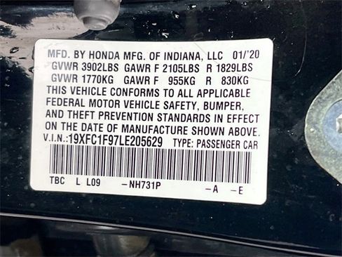 Used 2020 Honda Civic Touring image 33