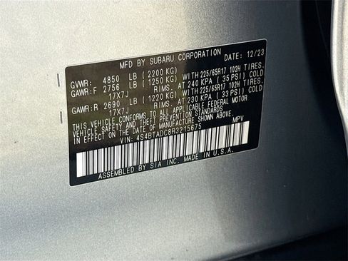 Used 2024 Subaru Outback Premium image 33