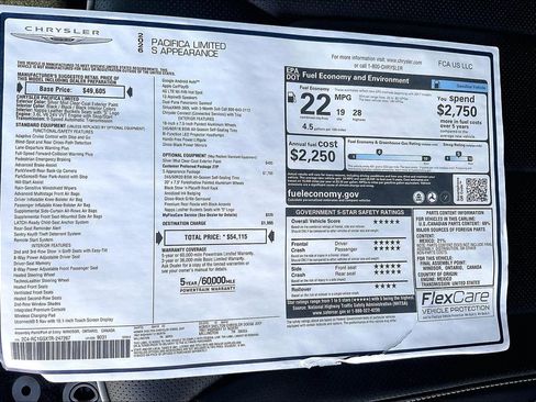 New 2026 Chrysler Pacifica Limited image 14