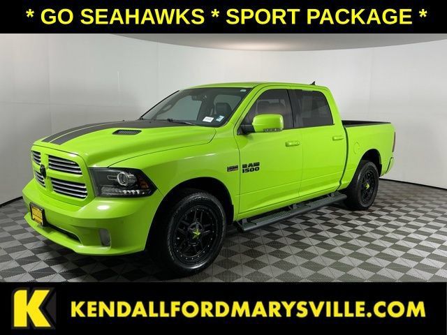 Used 2017 RAM 1500 Sport w/ Sublime Green Sport Package AWD/4WD image 1