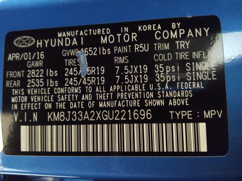 Used 2016 Hyundai Tucson Limited FWD image 33