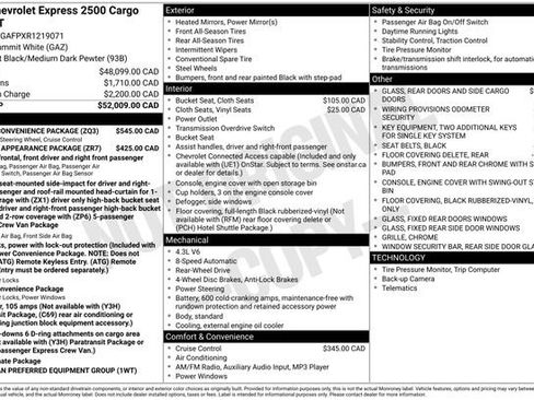 Used 2024 Chevrolet Express 2500 w/ Driver Convenience Package image 11