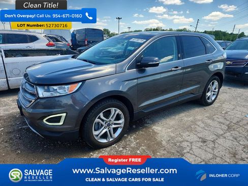 Used 2018 Ford Edge Titanium w/ Equipment Group 301A AWD/4WD image 1