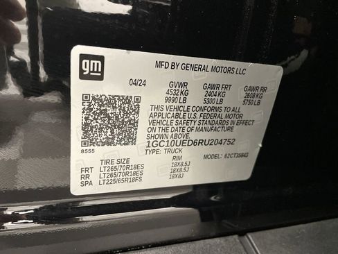 New 2024 Chevrolet Silverado EV W/T image 33