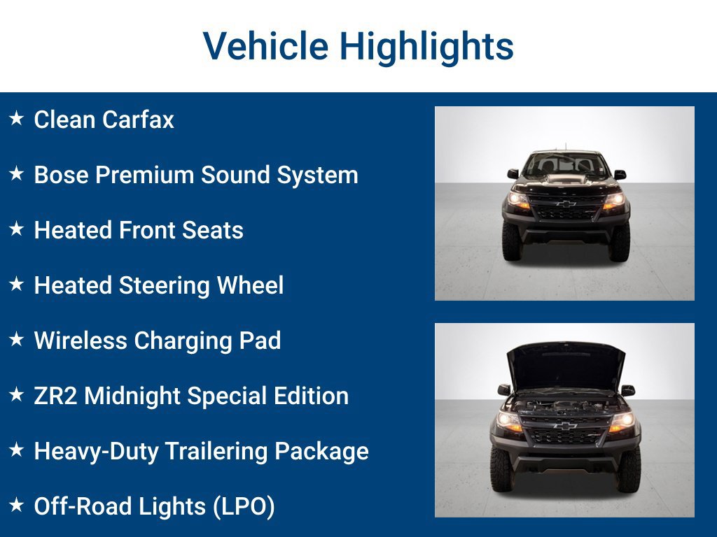 Used 2020 Chevrolet Colorado ZR2 w/ ZR2 Midnight Special Edition AWD/4WD image 3