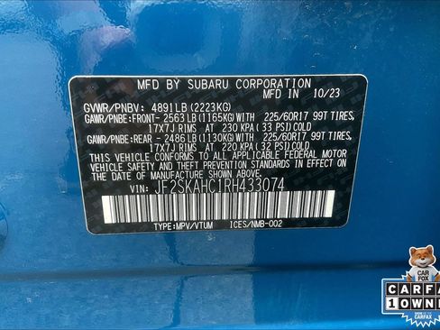 Certified 2024 Subaru Forester Wilderness AWD/4WD image 33
