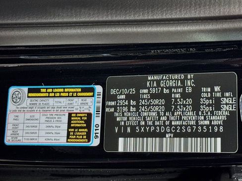 New 2025 Kia Telluride EX image 35