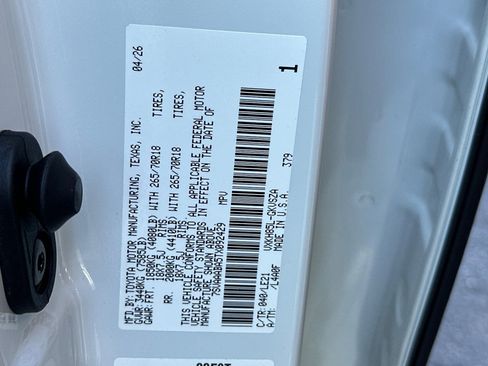New 2026 Toyota Sequoia SR5 AWD/4WD image 35