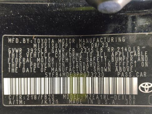 Used 2023 Toyota Corolla LE FWD image 33