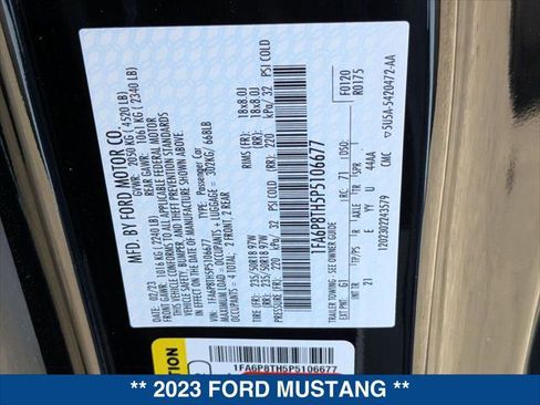 Certified 2023 Ford Mustang Coupe w/ Equipment Group 101A image 24