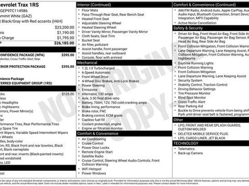 Used 2026 Chevrolet Trax RS image 21