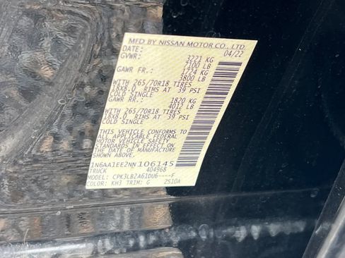 Certified 2022 Nissan Titan SV w/ Accessory Utility Package image 29