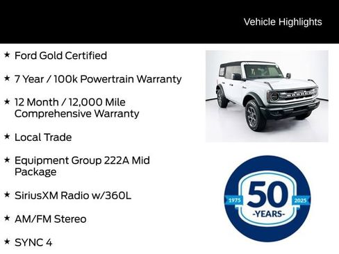 Certified 2024 Ford Bronco Big Bend AWD/4WD image 6