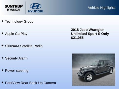 Used 2018 Jeep Wrangler Unlimited Sport S image 8