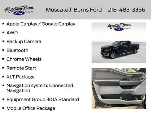 Used 2024 Ford F150 XLT w/ Mobile Office Package AWD/4WD image 7