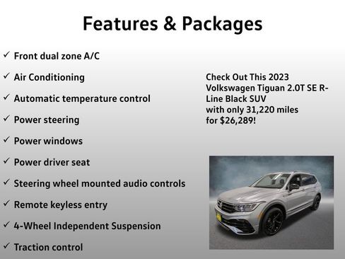 Used 2023 Volkswagen Tiguan SE R-Line AWD/4WD image 8
