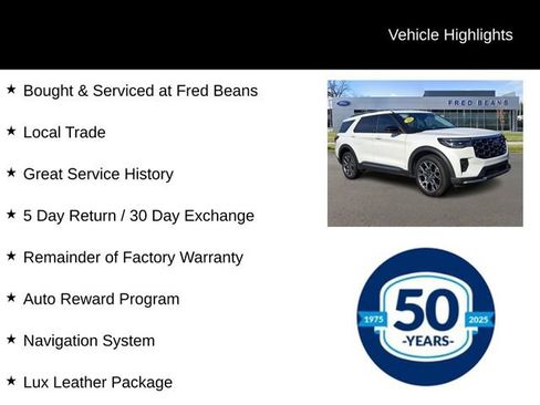 Used 2025 Ford Explorer Platinum w/ Ultimate Package AWD/4WD image 8