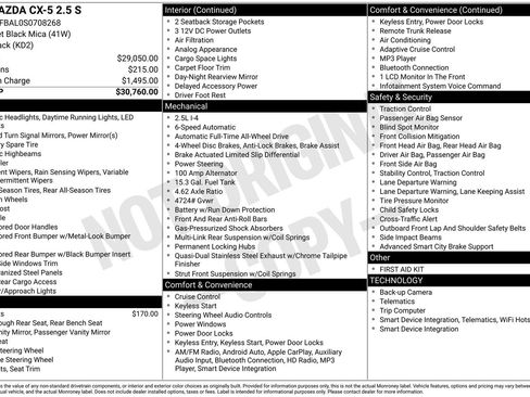 Certified 2025 MAZDA CX-5 AWD 2.5 S image 31