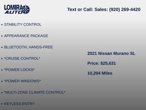 Used 2021 Nissan Murano SL AWD/4WD image 6