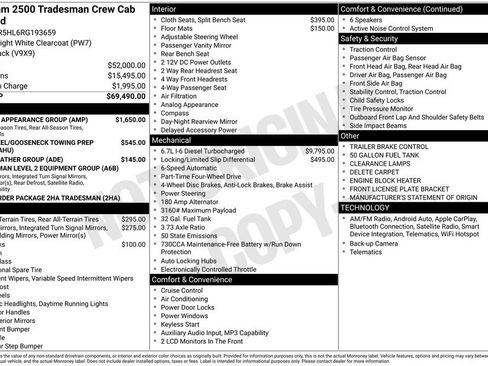 Used 2024 RAM 2500 Tradesman w/ Chrome Appearance Group image 4