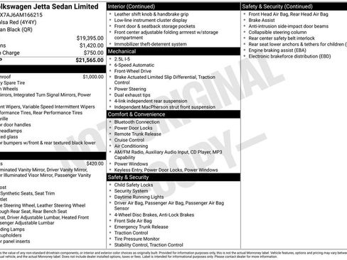 Used 2010 Volkswagen Jetta Limited Edition FWD image 27