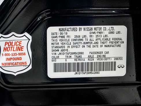 Used 2019 INFINITI Q50 Luxe w/ Essential Package (3.0T Luxe) image 38