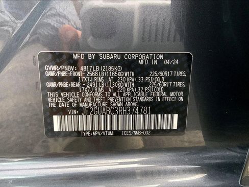 Certified 2024 Subaru Crosstrek 2.0i image 29