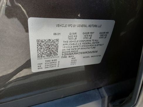 Used 2021 Chevrolet Tahoe RST w/ Rear Media and Nav Package image 36