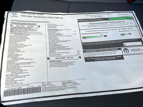 New 2026 RAM 2500 Tradesman image 14