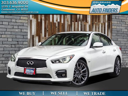 Used 2016 INFINITI Q50 Red Sport 400 image 1