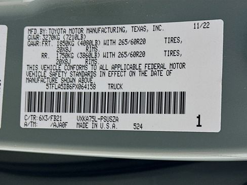 Used 2023 Toyota Tundra SR5 w/ TRD Sport Package image 12