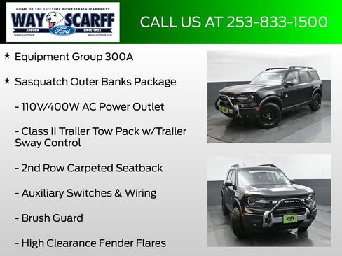 New 2025 Ford Bronco Sport Outer Banks w/ Sasquatch Outer Banks Package AWD/4WD image 6