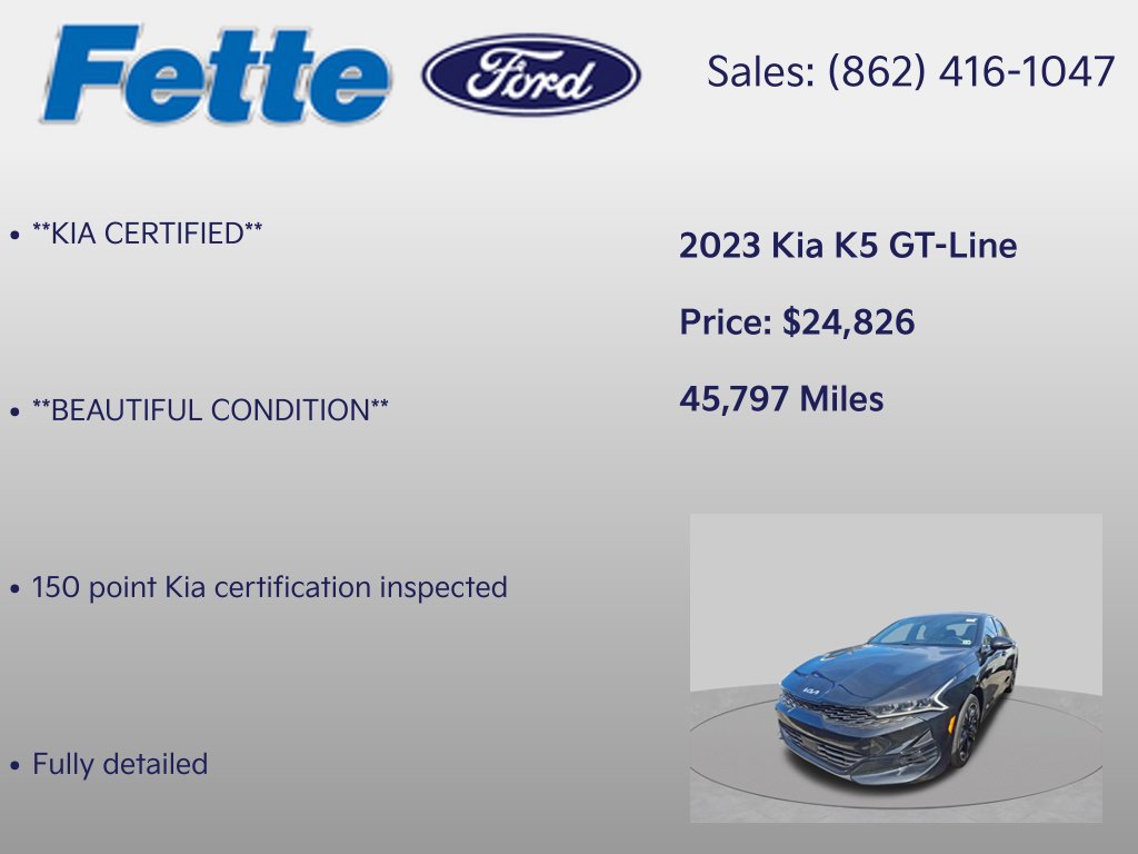 Certified 2023 Kia K5 GT-Line FWD image 6