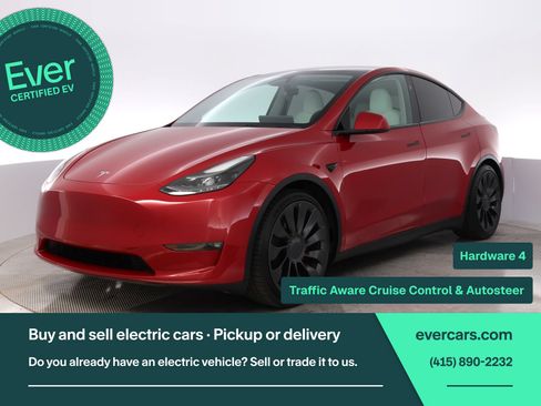 Used 2023 Tesla Model Y Long Range AWD/4WD image 1