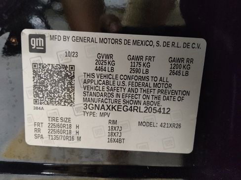 Used 2024 Chevrolet Equinox LT w/ LPO, Floor Liner Package image 33