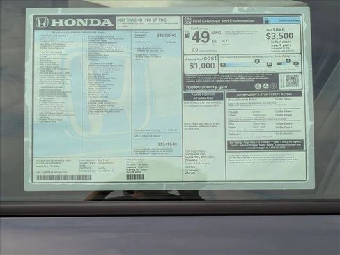 New 2026 Honda Civic Sport Touring image 18