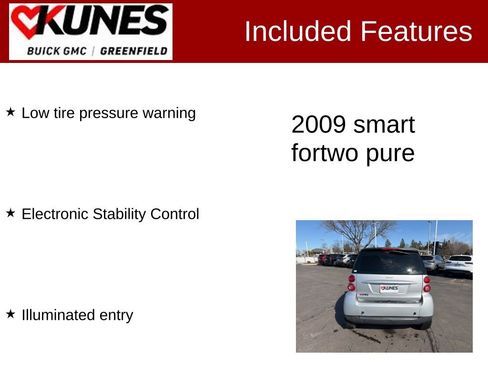 Used 2009 smart fortwo pure image 3