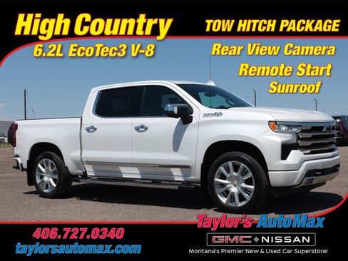 Used 2022 Chevrolet Silverado 1500 High Country w/ High Country Premium Package AWD/4WD image 1