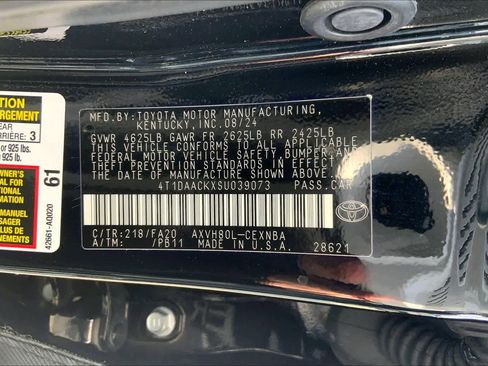 Certified 2025 Toyota Camry LE FWD image 64